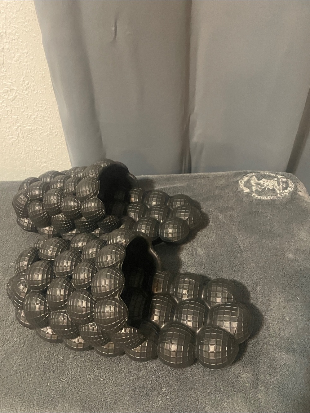 Men’s Black Bubble Slide Sandals - Unbranded